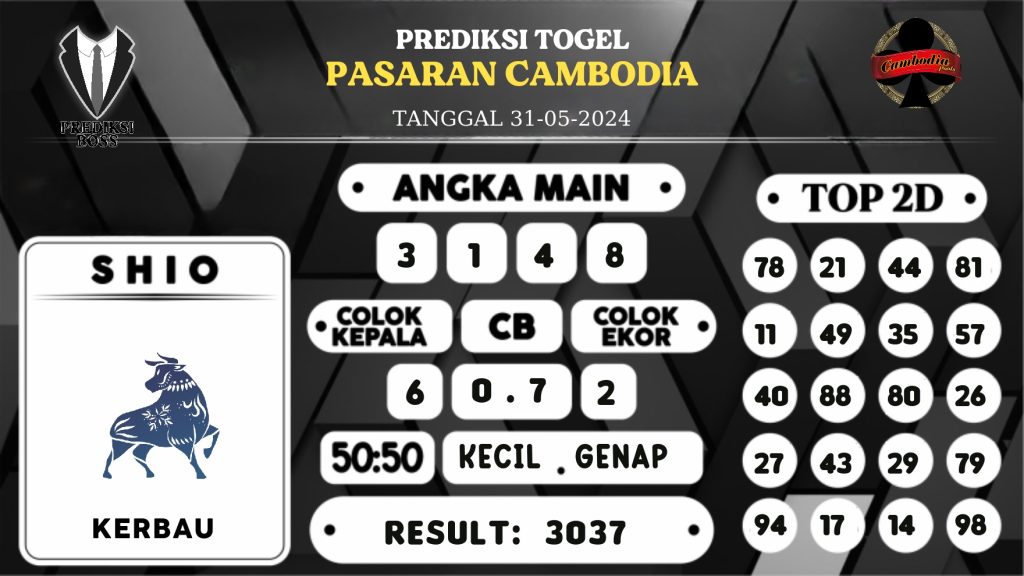 https://prediksibossjoss.com/prediksi-boss-togel-cambodia-jumat-31-mei-2024/