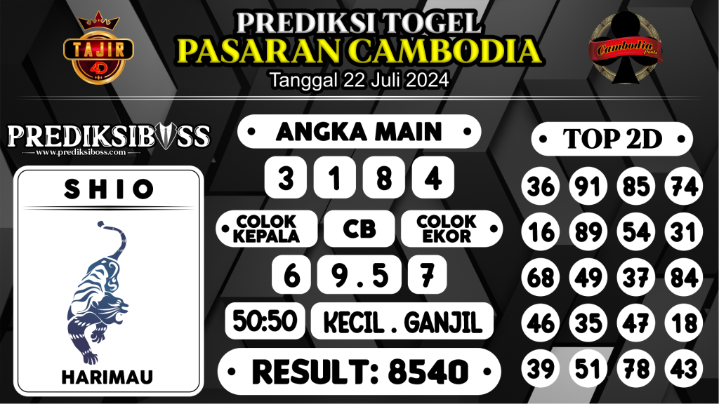 https://prediksibossjoss.com/prediksi-boss-togel-cambodia-senin-22-juli-2024/