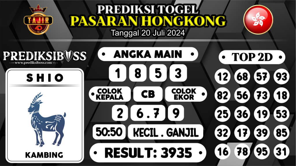 https://prediksibossjoss.com/prediksi-boss-togel-hongkong-sabtu-20-juli-2024/