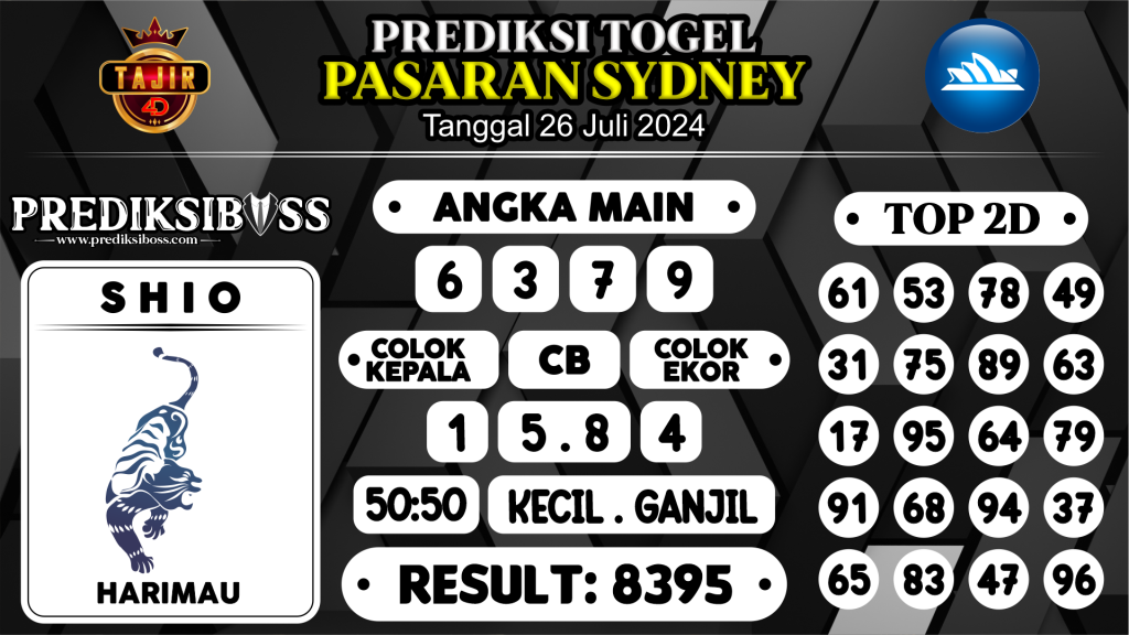 https://prediksibossjoss.com/prediksi-boss-togel-sidney-jumat-26-juli-2024/