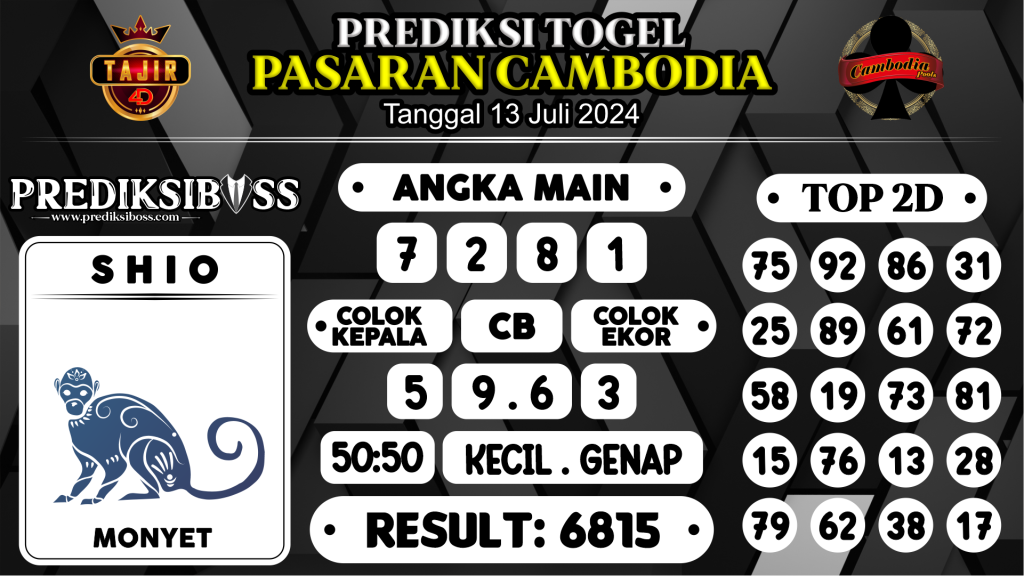 https://prediksibossjoss.com/prediksi-boss-togel-cambodia-sabtu-13-juli-2024/