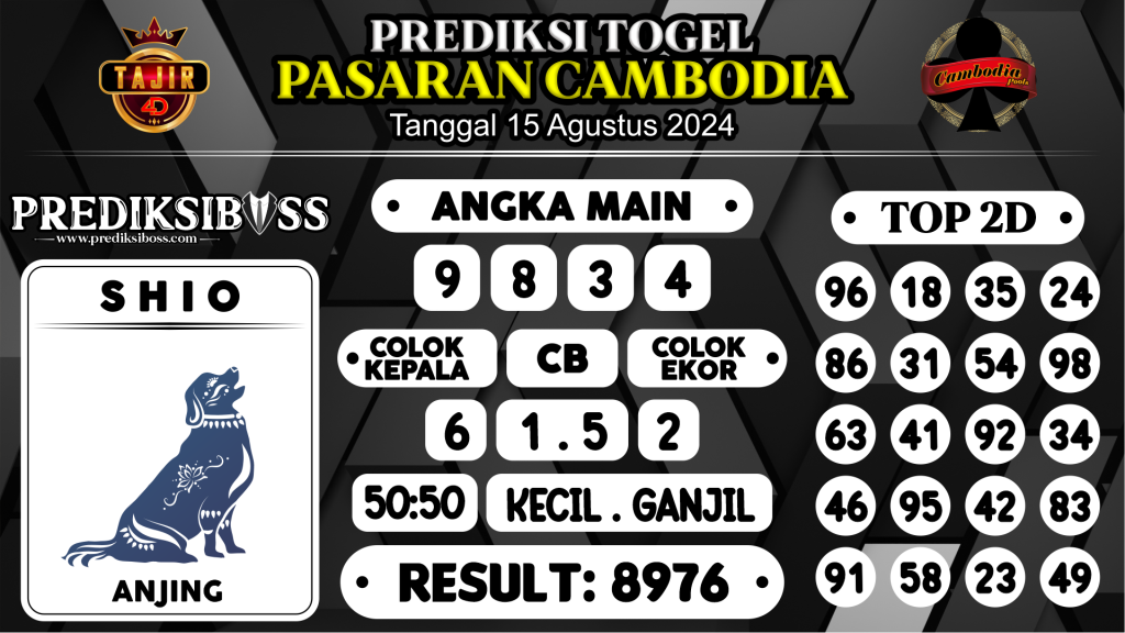 https://prediksibossjoss.com/prediksi-boss-togel-cambodia-kamis-15-agustus-2024/