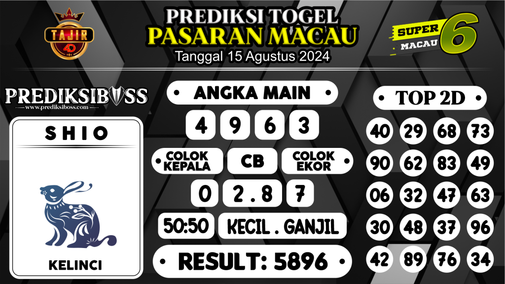 https://prediksibossjoss.com/prediksi-boss-togel-macau-kamis-15-agustus-2024/