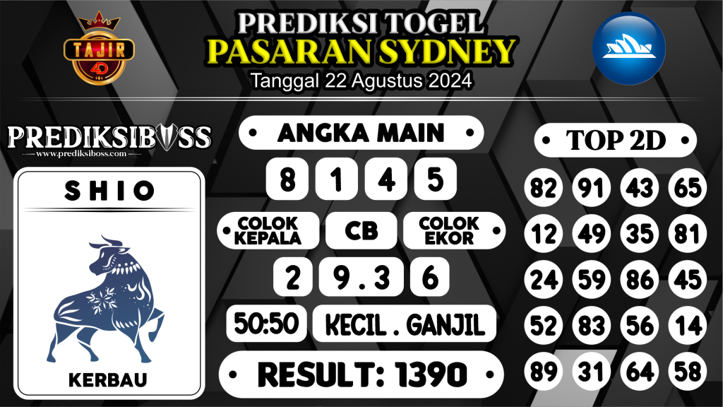 https://prediksibossjoss.com/prediksi-boss-togel-sidney-kamis-22-agustus-2024/