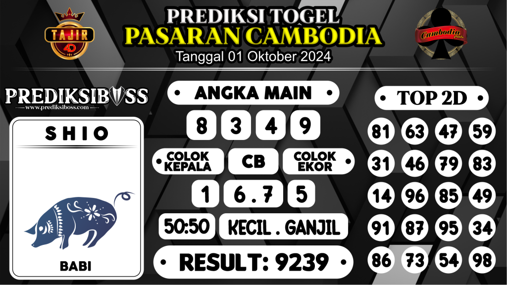 https://prediksibossjoss.com/prediksi-boss-togel-cambodia-selasa-01-oktober-2024/