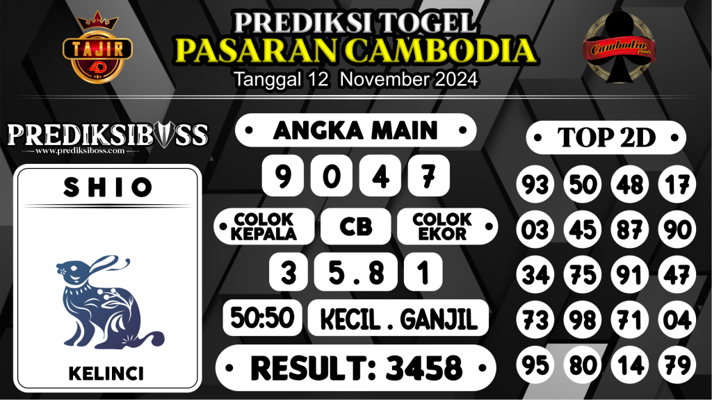 https://prediksibossjoss.com/prediksi-boss-togel-cambodia-selasa-12-november-2024/